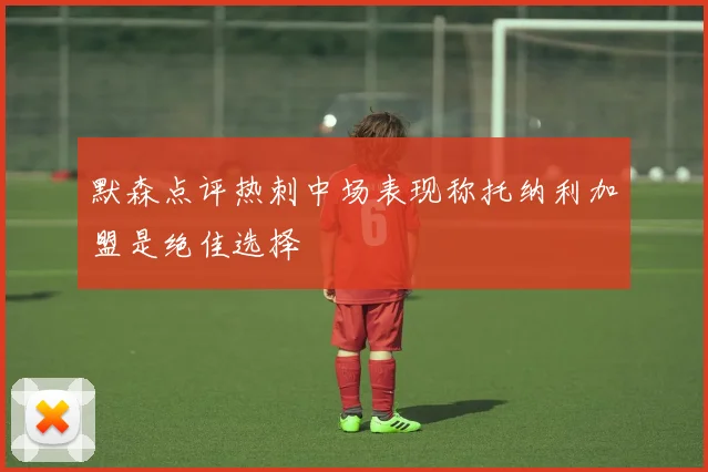 默森点评热刺中场表现称托纳利加盟是绝佳选择